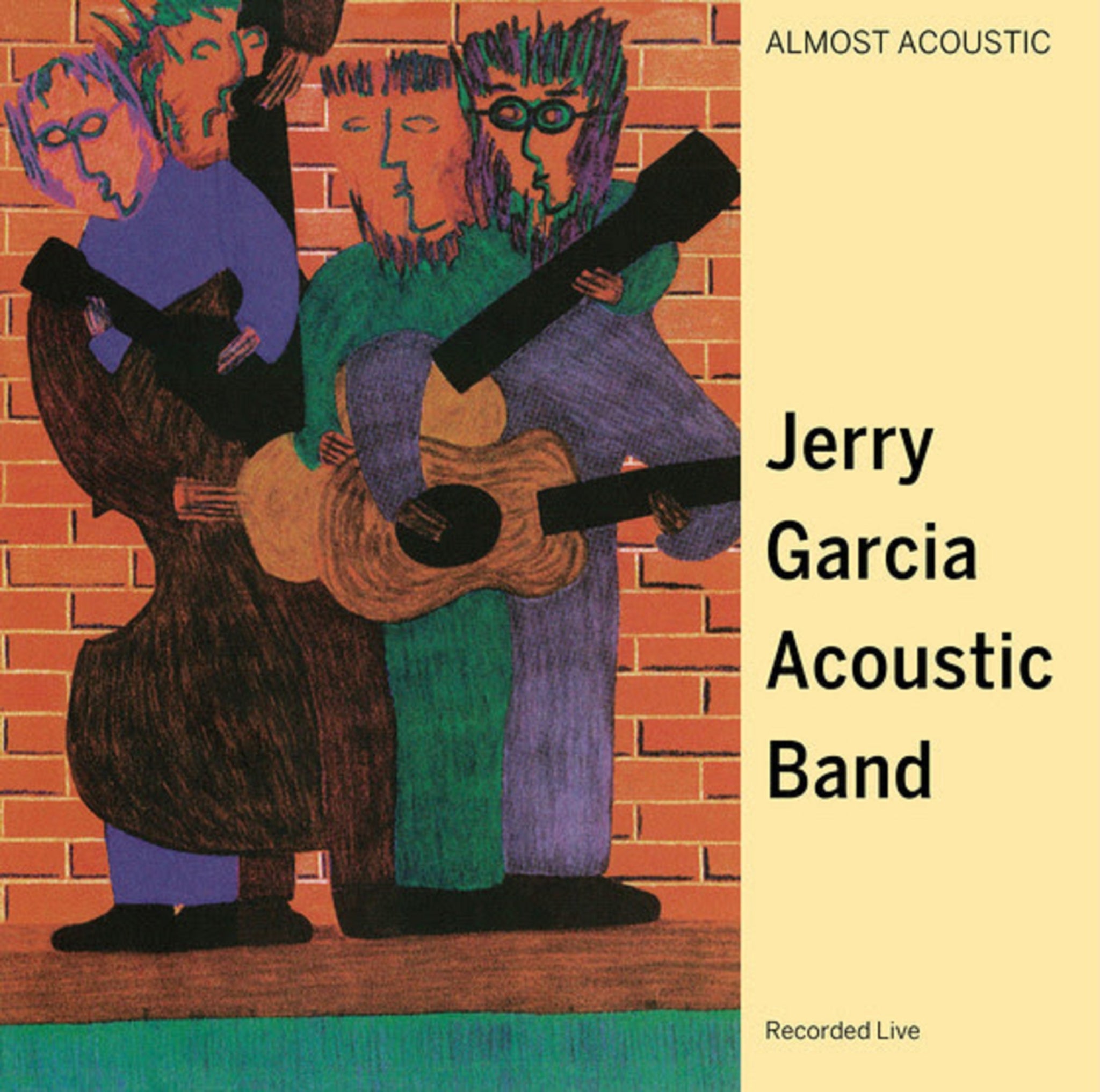Jerry Garcia Acoustic Band - Almost Acoustic (Recorded Live in 1987) - New Vinyl 2 Lp 2018 RSD Black Friday Exclusive on 180gram Green Marbled Vinyl (Numbered to 5000) - Folk Rock