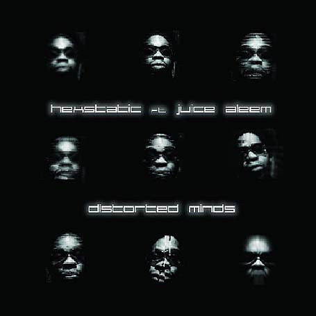 Hexstatic feat. Juice Aleem ‎– Distorted Minds - 12" Single Lp Record 2005 UK Import Original Vinyl - Hip Hop / Electronic / Breakbeat - Shuga Records