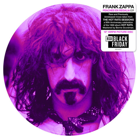 Frank Zappa - Peaches En Regalia - New 10" Ep Record Store Day Black Friday 2019 USA Picture Disc Vinyl & Numbered - Blues Rock / Jazz-Rock