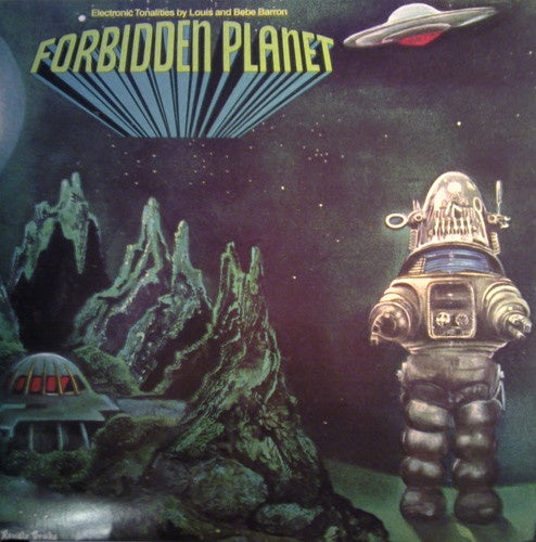 Louis and Bebe Barron ‎– Forbidden Planet (1976) - Mint- LP Record 2011 Poppydisc UK Import Vinyl - Soundtrack - Shuga Records
