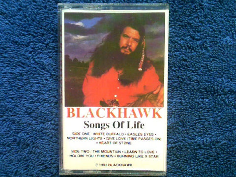 Richard "Blackhawk" Kapusta – Songs Of Life - Used Cassette Tape Laughing Cat 1993 USA - Folk