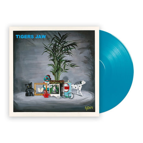 Tigers Jaw ‎– Spin - New LP Record 2017 Black Cement USA Aqua Blue Vinyl & Download - Emo / Indie Rock