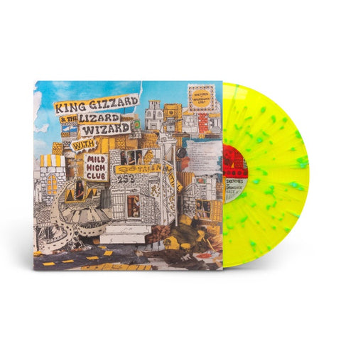 King Gizzard And The Lizard Wizard With Mild High Club ‎– Sketches Of Brunswick East (2017) - New LP Record 2020 ATO Yellow w/ Sky Blue Splatter Vinyl - Psychedelic Rock / Jazz-Rock