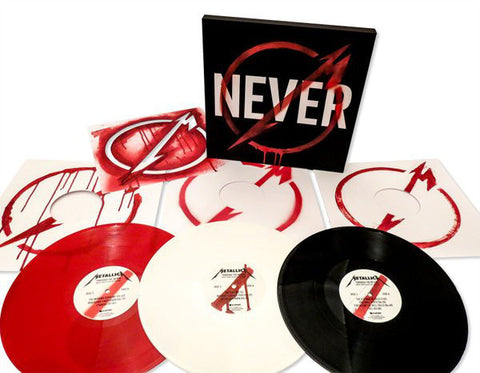 Metallica ‎– Through The Never (Music From The Motion Picture) - New 3 LP Box Set Record Store Day 2013 Blackened Recordings RSD Red, White & Black Vinyl - Thrash / Heavy Metal