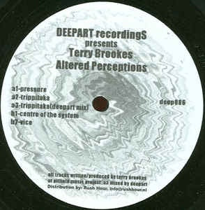 Terry Brookes ‎– Altered Perceptions - Mint 12" Single Record 2002 Netherlands Deepart Vinyl - Techno / Electro
