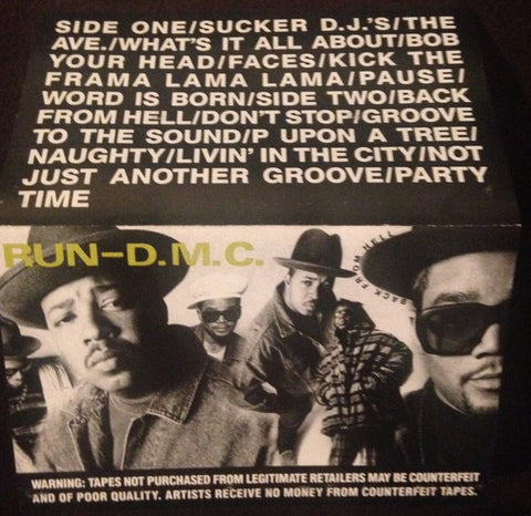 Run-DMC ‎– Back From Hell - Used Cassette 1990 Profile - Hip Hop