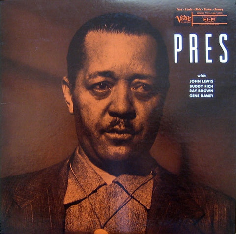 Lester Young ‎– Pres (1956) - Mint- LP Record 1981 Verve Japan Import Mono Vinyl - Cool Jazz / Bop