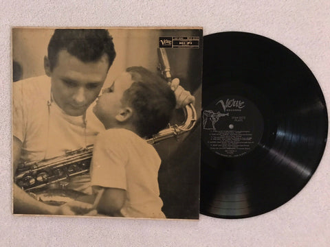 Stan Getz ‎– Stan Getz Plays - VG+ Lp Record 1957 Verve Clef USA Mono Vinyl With  Duke Jordan - Jazz / Bop