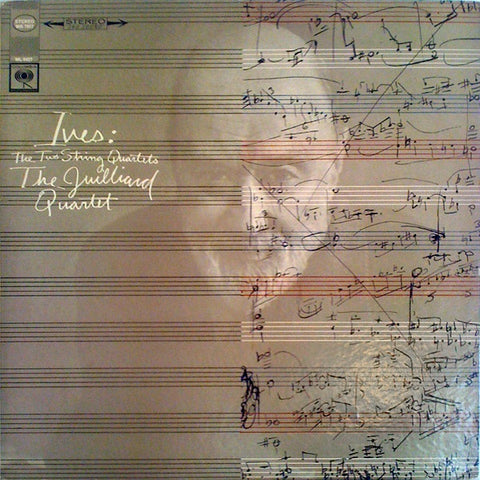 Juilliard String Quartet ‎– Ives The Two String Quartets - VG+ Lp Record 1967 CBS USA Stereo Vinyl - Classical