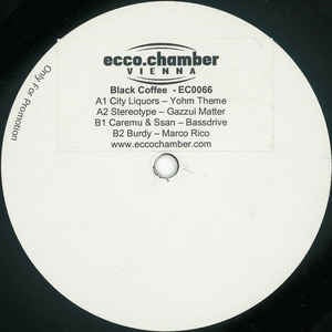 Various ‎– Black Coffee Vinyl - Mint 12" Single Record 2001 Austria Ecco.Chamber - Breaks / Acid Jazz