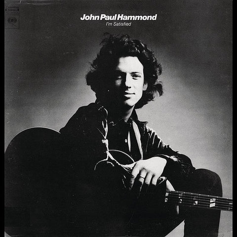 John Paul Hammond ‎– I'm Satisfied - VG+ Lp Record 1972 CBS USA Vinyl - Blues