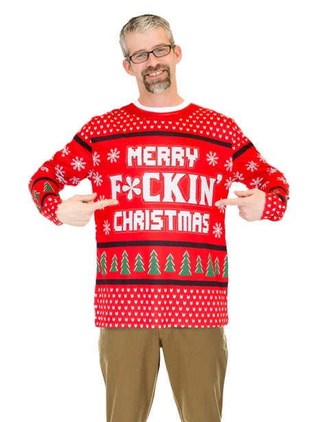 Merry Fuckin' Christmas Sweater