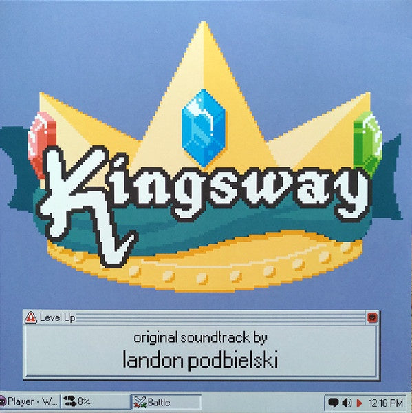 Landon Podbielski - Kingsway - New LP Record 2020 Ship To Shore Europe Blue Vinyl - Video Game Soundtrack / Chiptune - Shuga Records