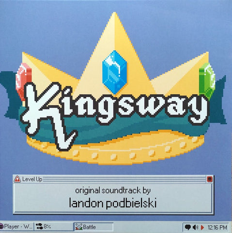Landon Podbielski ‎– Kingsway OST - New LP Record 2020 Ship To Shore Europe Import Blue Vinyl - Video Game Soundtrack