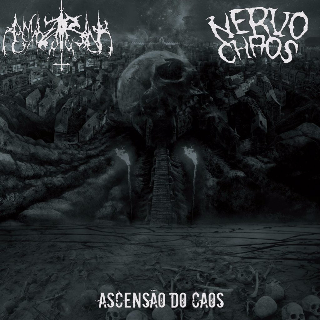 Amazarak / Nervochaos - Ascensao Do Caos Split 10" - New Vinyl Record 2017 Greyhaze - Death / Black Metal
