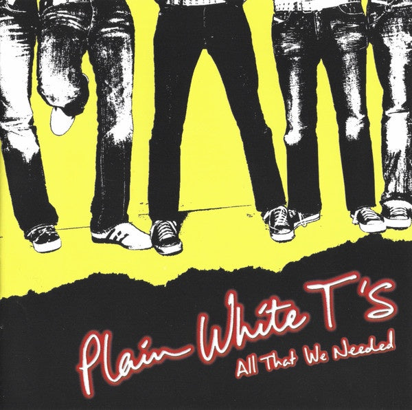Plain White T's - All That We Needed (2005) - Mint- LP 2020 Fearless USA Red Vinyl - Power Pop / Pop Punk - Shuga Records