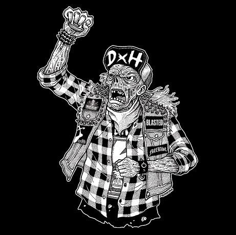 Freebase / Quiet Man / Blasted / Teef ‎– Split - New Lp Record 2014 Dry Heave UK Import White & Black Swirl Vinyl - Punk / Hardcore - Shuga Records