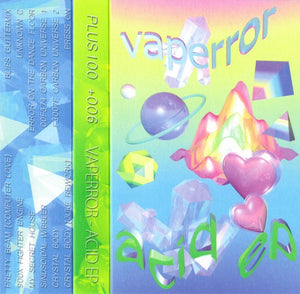 Vaperror ‎– Acid EP - New Cassette 2016 Plus100 USA Green Tape & Download - Experimental Electronic