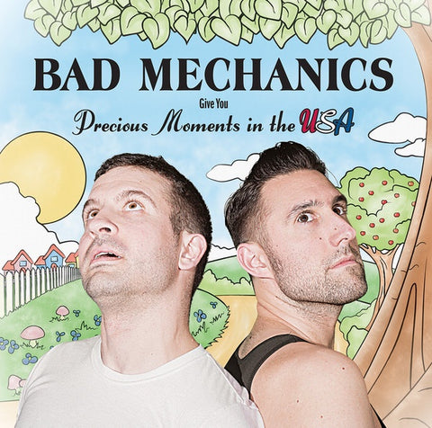 Bad Mechanics ‎– Precious Moments In The USA - New Vinyl 2017 Stonewalled Black Viny Pressing on Black Vinyl with Download - Comedy Rock