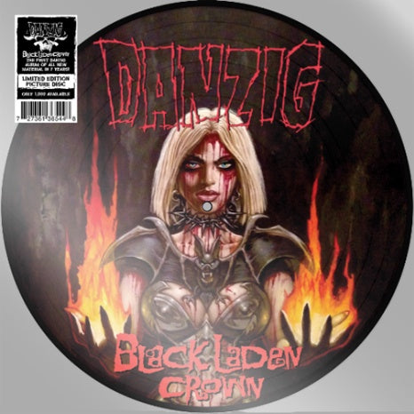 Danzig - Black Laden Crown - New Vinyl Record 2017 Nuclear Blast RSD Black Friday Picture Disc (Limited to 1000) - Metal