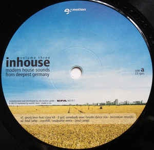 Various ‎– Inhouse Volume Three - Modern House Sounds From Deepest Germany - Mint- 2x 12" Single Record - Deep House
