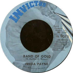 Freda Payne- Band Of Gold / The Easiest Way To Fall VG 1970 Invictus USA- Funk/Soul
