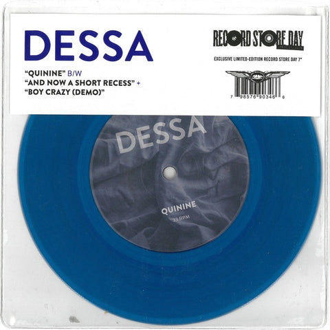Dessa - Quinine - New 7" SingleRecord Store Day 2018 Doomtree RSD USA Clear Blue Vinyl - Hip Hop