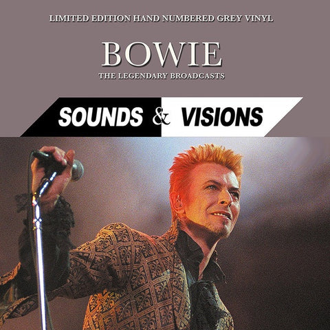 David Bowie ‎– Sounds & Visions (The Legendary Broadcasts) - New Vinyl 2017 Coda Publishing EU Import 2nd Pressing on Grey Vinyl (Handnumbered to 1000!) - Art Rock / Glam