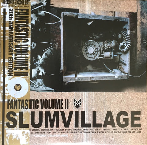 Slum Village ‎– Fantastic, Vol. 2  (2000) - New 2 LP Record Store Day 2021 Ne'Astra RSD Vinyl Silver/Gold Vinyl - Hip Hop