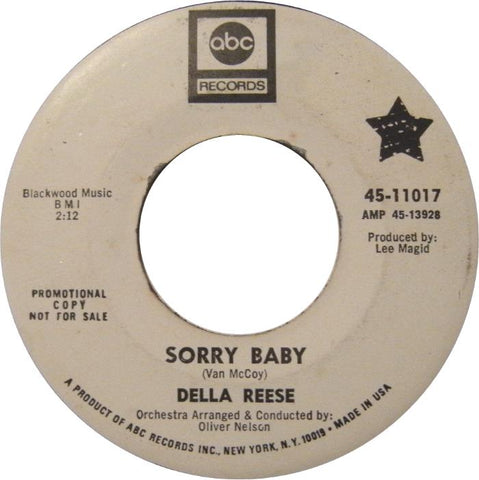 Della Reese ‎– Sorry Baby / Let's Make The Most Of A Beautiful Thing - VG 7" Single 45RPM ABC Records USA - Jazz / Pop