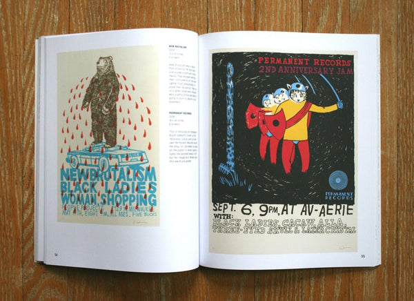 Dare To Be Stupid - The Poster Art of Ryan Duggan / Drug Factory Press (2006-2014) Hozac Books Compilation of Screen Print Art - 1st Edition (Limited to 300) - Chicago, IL - Shuga Records