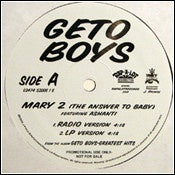 Geto Boys Feat. Ashanti ‎– Mary 2 (The Answer To Baby) - Mint- 12” Single Record 2002 USA Promo Original Vinyl - Hip Hop - Shuga Records
