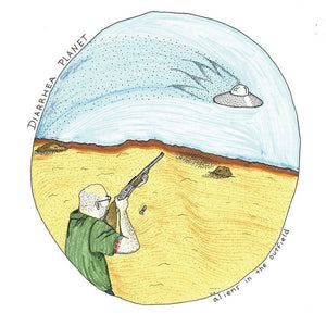 Diarrhea Planet ‎– Aliens In The Outfield - New 10" EP 2014 Infinity Cat 45rpm Black Vinyl - Stoner Rock - Shuga Records