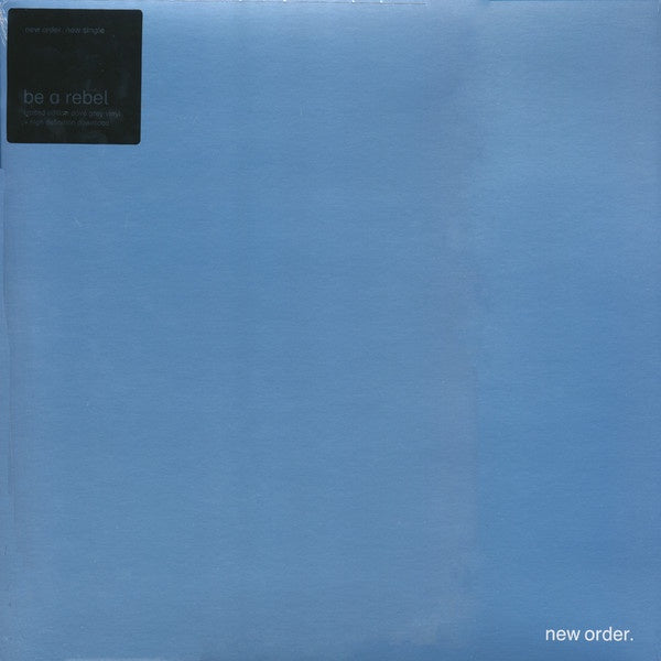New Order ‎- Be A Rebel - New 12" Single Record 2020 Mute UK Import Vinyl & Download - Synth-pop - Shuga Records
