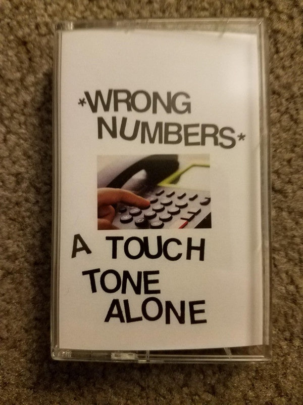 Wrong Numbers ‎– A Touch Tone Alone - New Cassette 2018 Sooper Egg White Shell Tape & Download - Electronic / Lo-fi / Rock