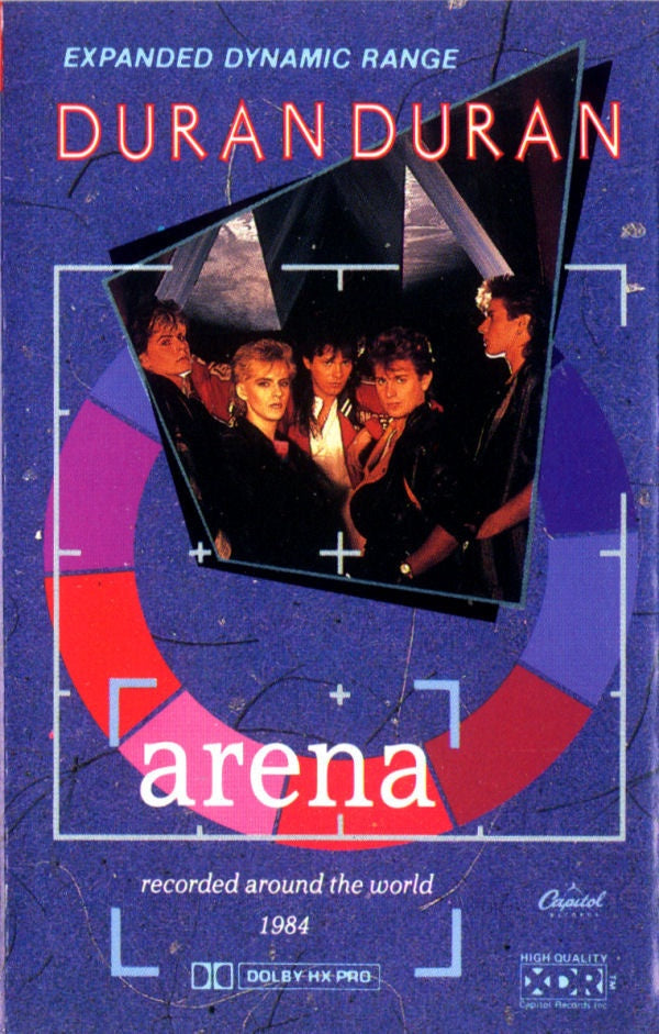 Duran Duran ‎– Arena - Used Cassette 1984 USA Capitol Records - Electronic / Synth-Pop / New Wave