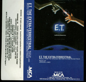 John Williams ‎– E.T. The Extra-Terrestrial (Music From The Original Motion Picture Soundtrack) - Used Cassette 1982 MCA Records - Soundtrack