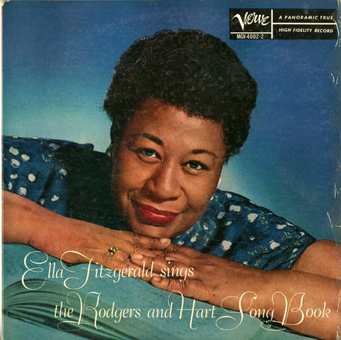 Ella Fitzgerald ‎– Sings The Rodgers And Hart Song Book - VG 2 Lp Record 1956 USA Verve Mono Original Vinyl - Jazz