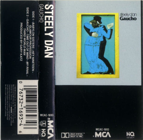 Steely Dan ‎– Gaucho - Used Cassette Tape 1980 MCA Records USA - Jazz-Rock