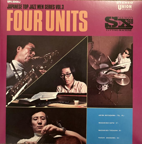 AKIRA MIYAZAWA, MASAHIKO SATO, MASAHIKO TOGASHI & YASUO ARAKAWA - Four Units - New Lp Record 2020 Le Très Jazz Club France Import Vinyl - Post Bop / Free Improvisation