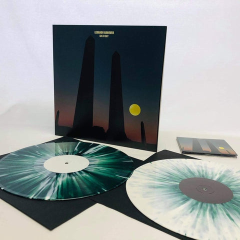 Lebanon Hanover – Sci-Fi Sky - New 2 LP Record 2020 Fabrika Greece Import Green/White Splatter Vinyl & Numbered - Electronic / Coldwave / Darkwave