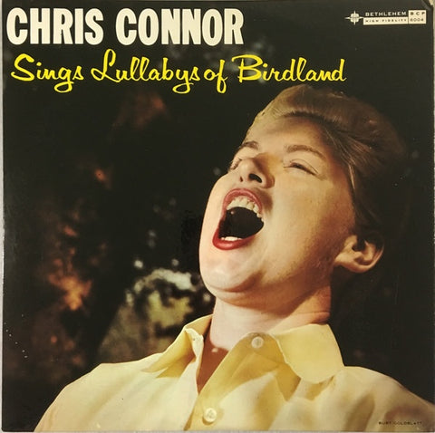 Chris Connor ‎– Sings Lullabys Of Birdland - VG+ Lp Record 1957 Bethlehem Records USA Mono Vinyl - Jazz Vocal