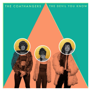 The Coathangers - The Devil You Know - New Vinyl 2019 Suicide Squeeze Limited Pressing on Gold / Bone / Double Mint Tri-Color Vinyl with Download - Garage Punk