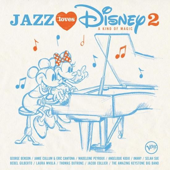 Various ‎– Jazz Loves Disney 2: Kind of Magic - New Vinyl Record 2017 Verve Records 2LP Import Compilation with Gatefold Jacket - Jazz / Disney - Shuga Records