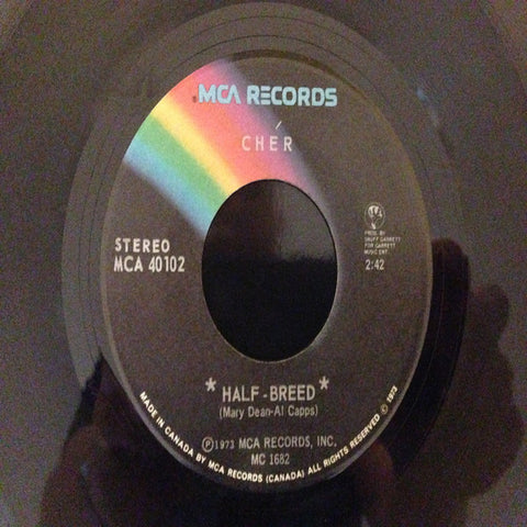 Cher ‎– Half-Breed / Melody - VG+ 45rpm 1973 USA - Pop / Rock