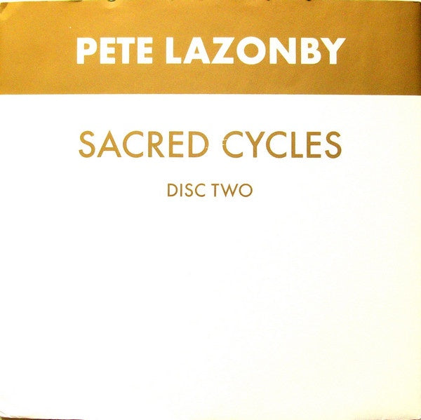 Pete Lazonby ‎– Sacred Cycles (Disc 2) - VG+ 12" Single Record 2000 Hooj Choons UK Import Vinyl - Progressive House / Progressive Trance - Shuga Records