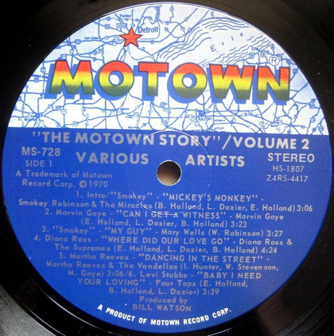 Various ‎- The Motown Story Volume 2 - VG+ (No Original Cover) Stereo 1970 USA - Soul / Funk