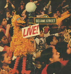 Sesame Street - Sesame Street Live! - VG 1973 Stereo (Original Press With HUGE POSTER) USA - Children's