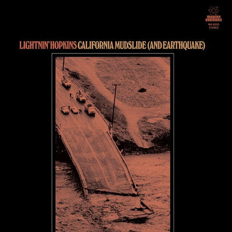 Lightnin' Hopkins - California Mudslide (And Earthquake) (1969) - New Vinyl Lp 2019 Modern Harmonic Reissue on 'Root Beer' Colored Vinyl - Blues / Country Blues