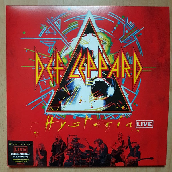 Def Leppard ‎– Hysteria Live - New 2 LP Record 2020 Eagle Rock 180 Gram Crystal Clear Vinyl - Rock